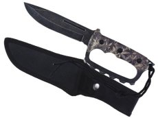 Cuchillo para Caceria, Supervivencia o Campismo marca Lion Tools, 8943, Con Guarda, Defensa Personal