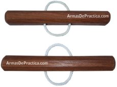 Kubotan Octagonal, en Madera Machiche, Puntos de Presion, Defensa Personal, Natural