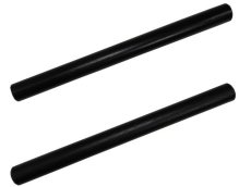 Yawara Redonda, en Madera Machiche, 20 cm., Puntos de Presion, Defensa Personal, Negra