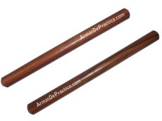 Yawara Redonda, en Madera Machiche, 20 cm., Puntos de Presion, Defensa Personal, Natural
