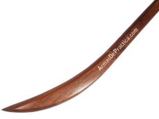 Naginata, Lanza en Madera Machiche, 210 cm. de largo, Practica, Adiestramiento, Artes Marciales