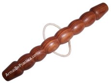 Yawara / Kubotan Segmentada en Madera Machiche 21.5 cm. de longitud