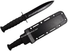 Cuchillo Tactico Mini Daga marca Lion Tools, Pavonado Negro
