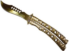 Navaja Mariposa Curva, Fantasia, Pavonado Dorado, Supervivencia, Defensa Personal, Balisong