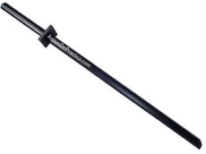 Boken Recto (Ninjato) en Madera Machiche color Negro con Tsuba de Madera