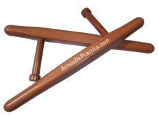 Par de Tomfas / Tonfas Profesionales en Madera Dura Machiche